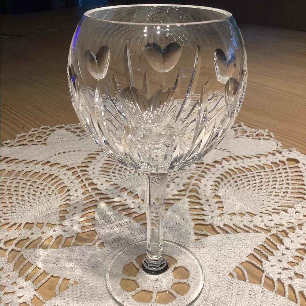 Waterford Crystal Millennium Series Toasting Glass "LOVE" 8" Discontinued